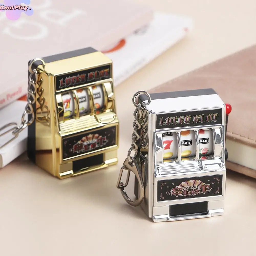 Games Funny Toys Antistress Toys Educational Toy Lucky Jackpot Keyrings Safe Machine Fruit Machine Slot Machine Key Chains