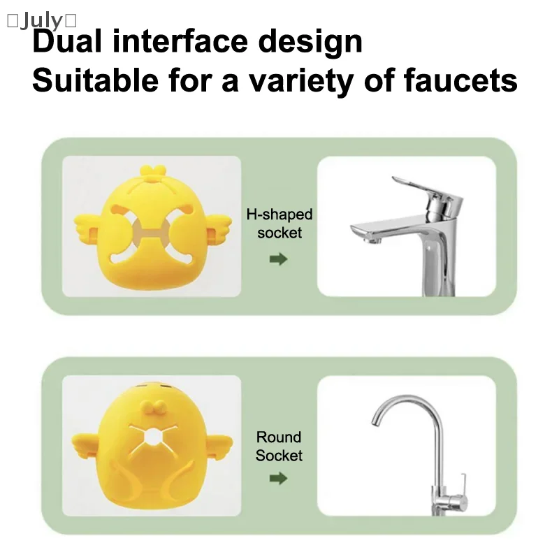 2 pezzi prolunga per rubinetto in silicone a forma di animale rubinetto per assistente acqua per lavaggio a mano per bambini esteso per cucina bagno asilo