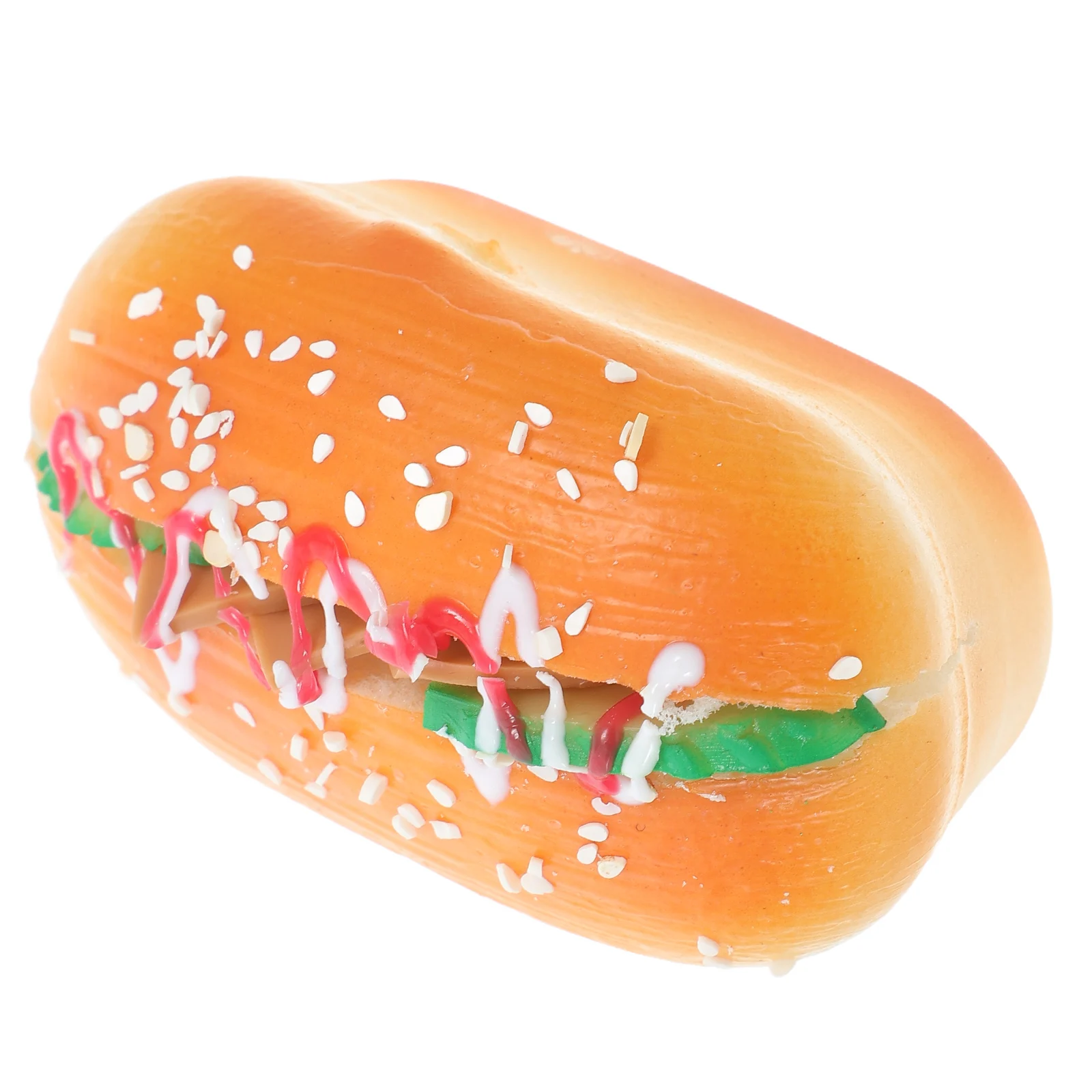 

Realistic Fake Bread Decor Artificial Food Display Model PU Material Home Decoration Stress Relief Toy Safe Soft For Kids