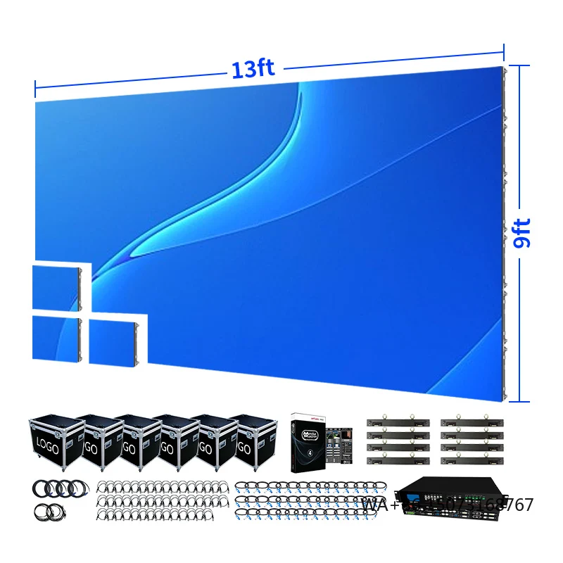 

Turnkey Solution 4x3 LED Video Wall Package Rental Full Color 50x50 LED Screen Indoor Outdoor P3.91 P2.976 P2.6 Display