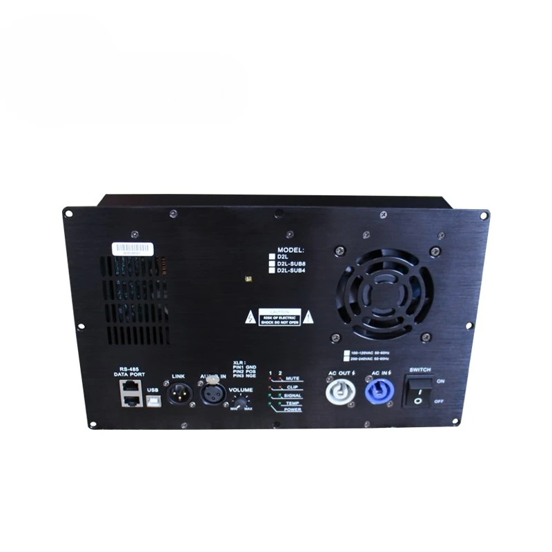 D2L-SUB8 Single Channel Class D 1600W Active Speaker Power Amplifier Module
