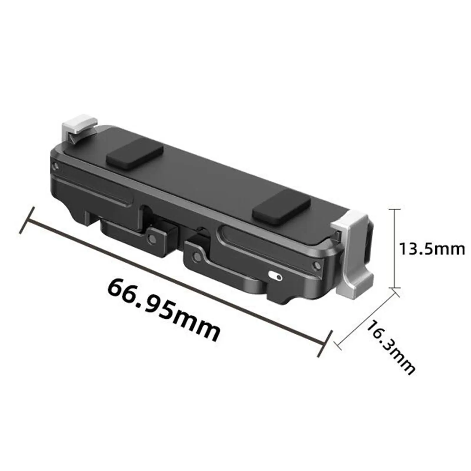 Action Camera Mount Adapter Durable Lightweight Magnetic Bracket for Go 3