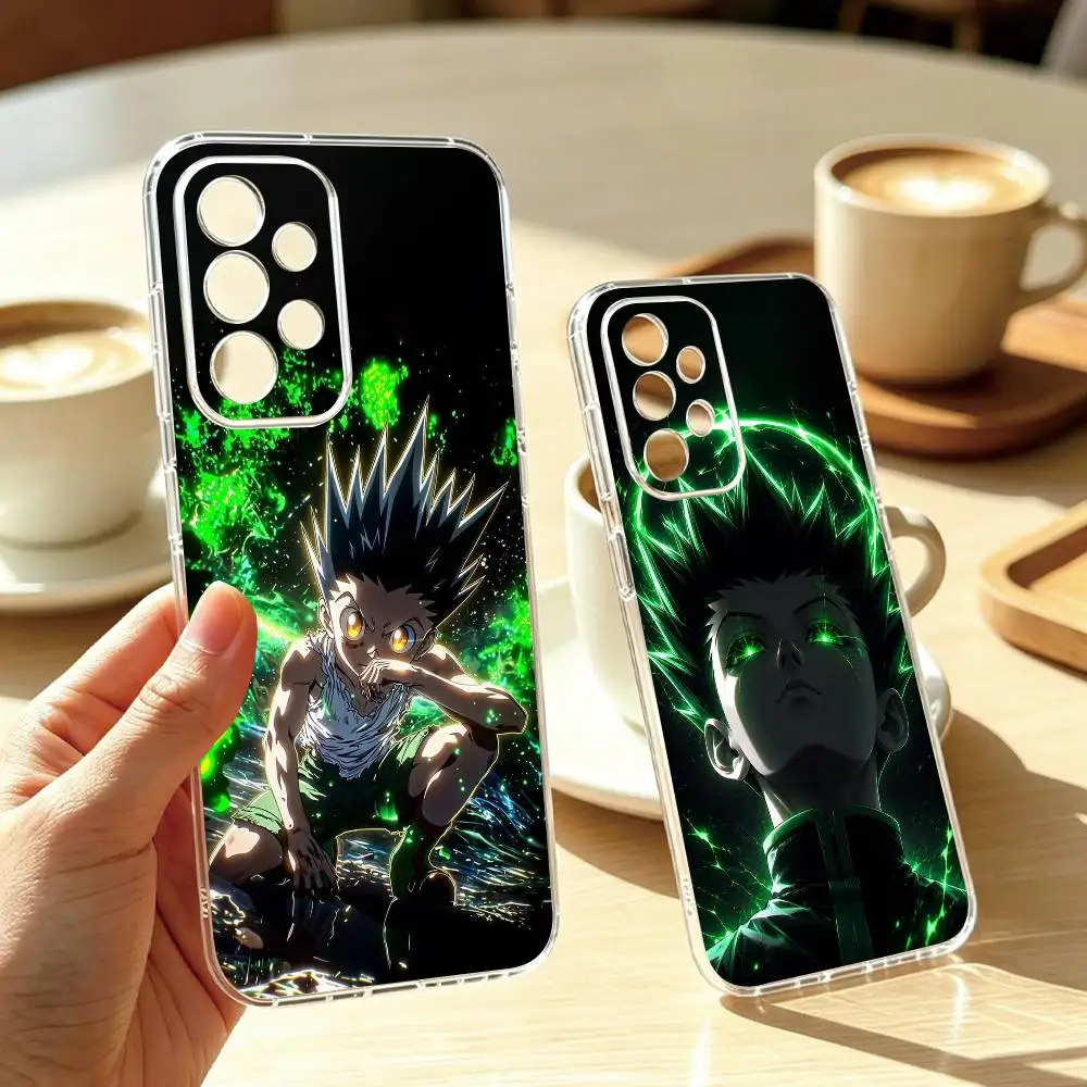 HUNTER HUNTER Gon Freecss Phone Case For Samsung S25,S24,S21,S22,S23,S30,Ultra,S20,Plus,Fe Transparent Cover Gift