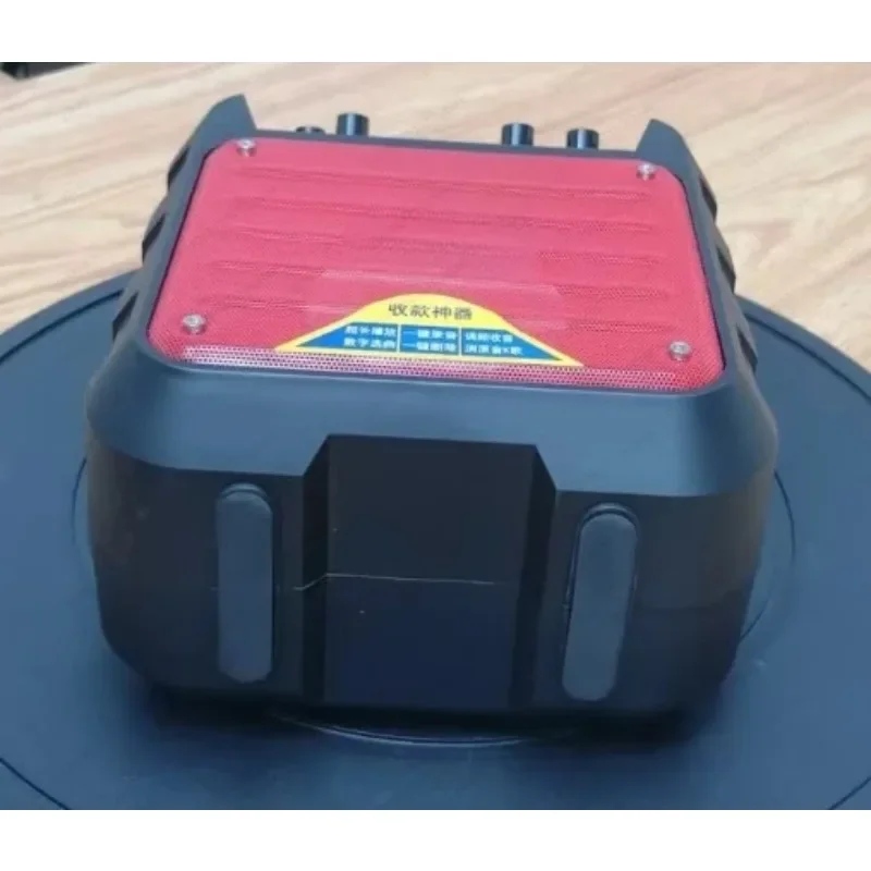 Small stereo, which can be connected to musical instruments and microphones, can be used as a payment prompt, quick delivery