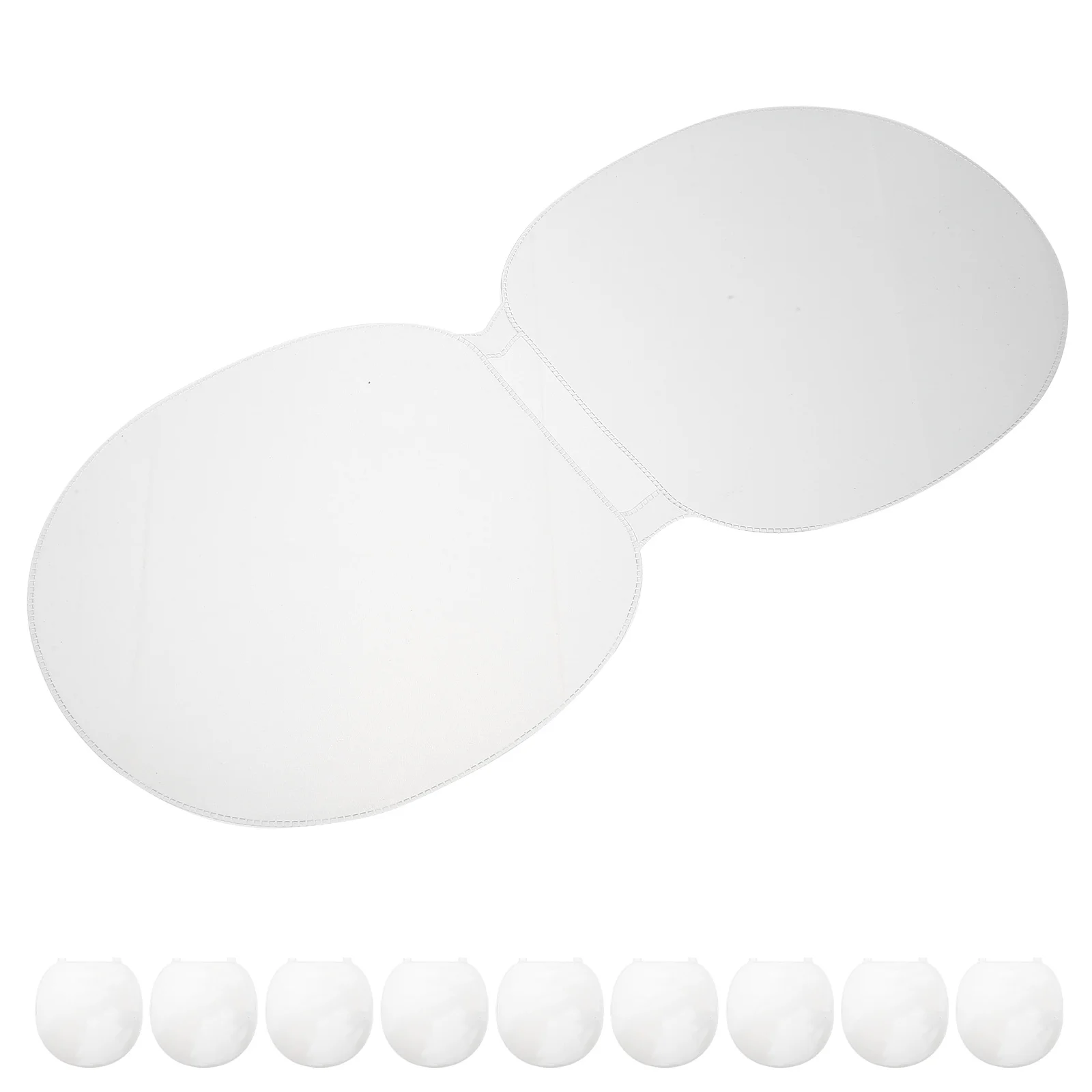 10Pcs Table Tennis Racket Protective Film Double-Sided Thickened Cover Easy Install for Paddle Training Competition Table Tennis