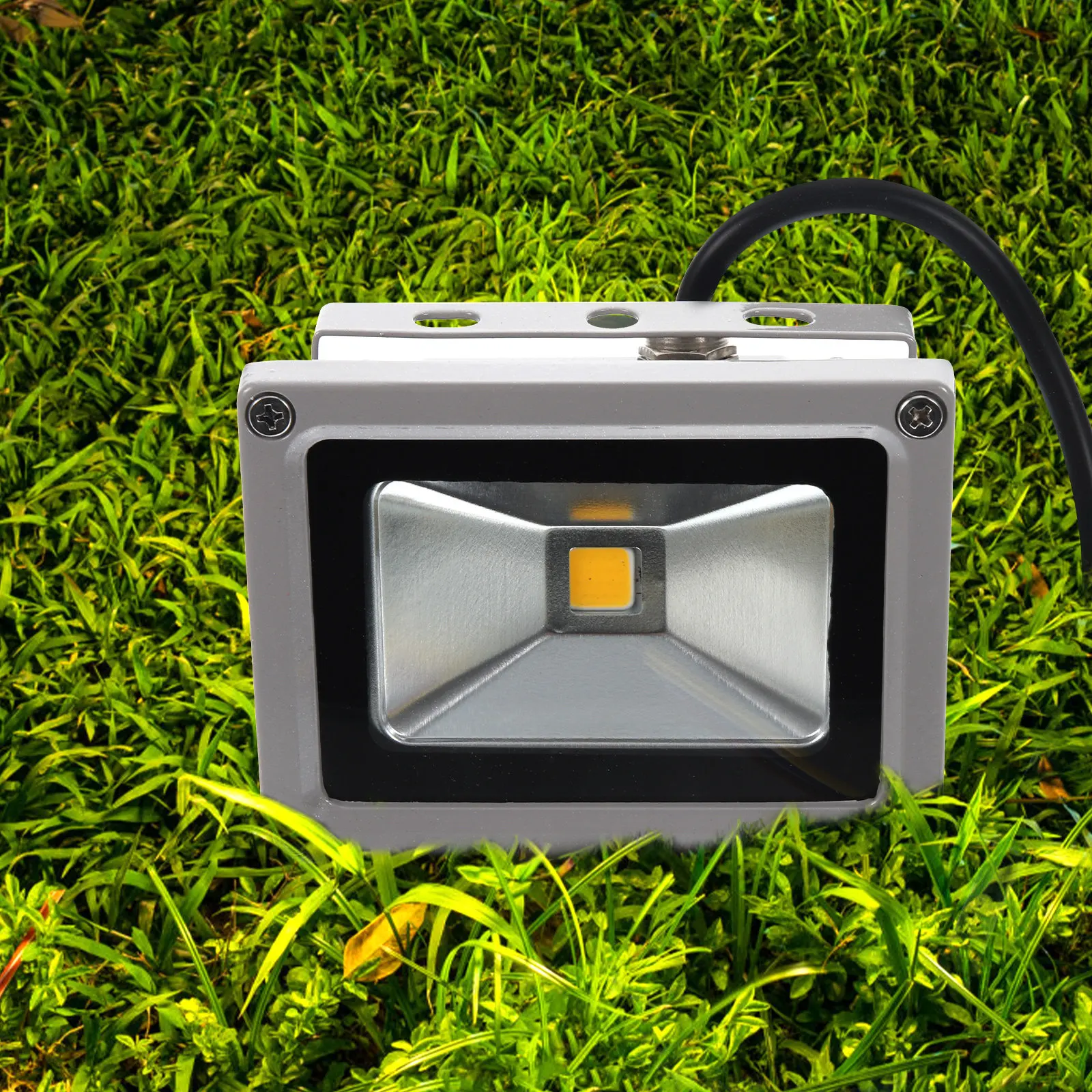 

Светодиодный прожектор 10 Вт, уличный, водонепроницаемый, теплый белый свет 2800K-3200K, 85-265 В переменного тока, срок службы 60000 часов, для освещения автомагистралей