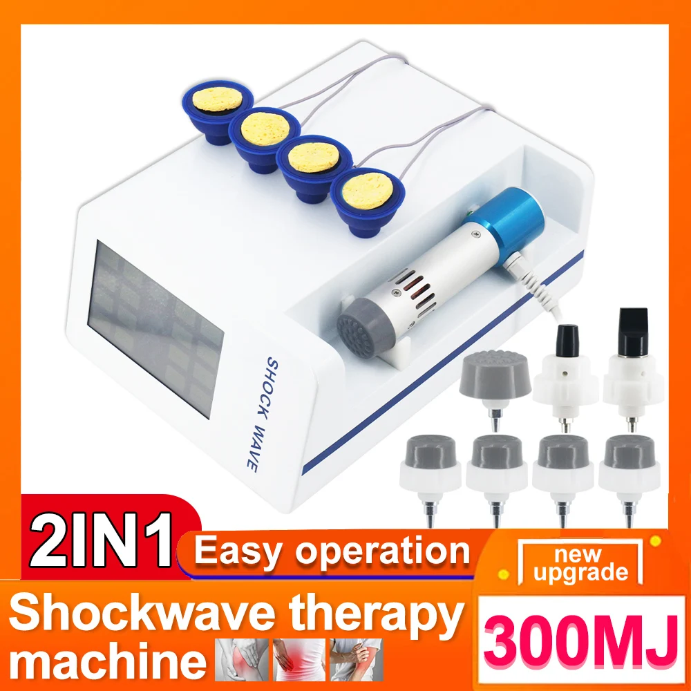 300mj Shockwave Therapy Machine For ED Treatment Body Massage Electrical Muscle Stimulation Lower Back Pain Relief Home Use