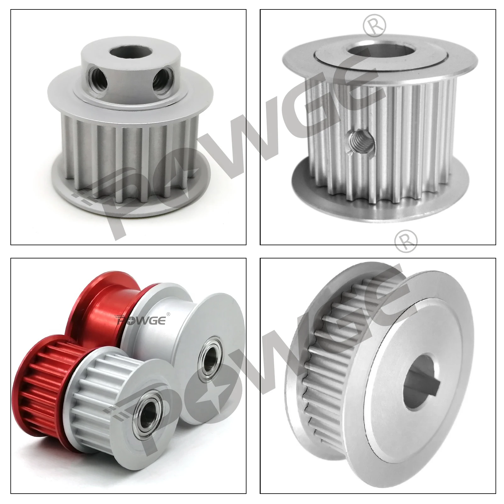 POWGE Customized Timing Synchronous belt pulley Transportation costs extra fee-3M/5M/8M/14M/2GT/3GT/5GT/MXL/XL/L/H/T2.5/T5/T10