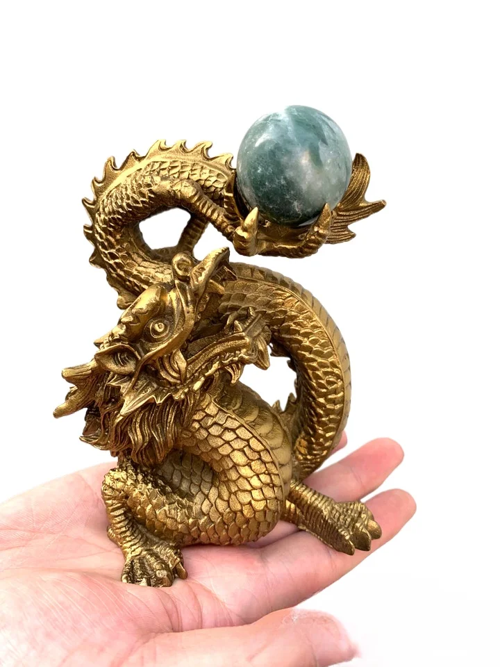 Bronze dragon ornament, dragon handicraft