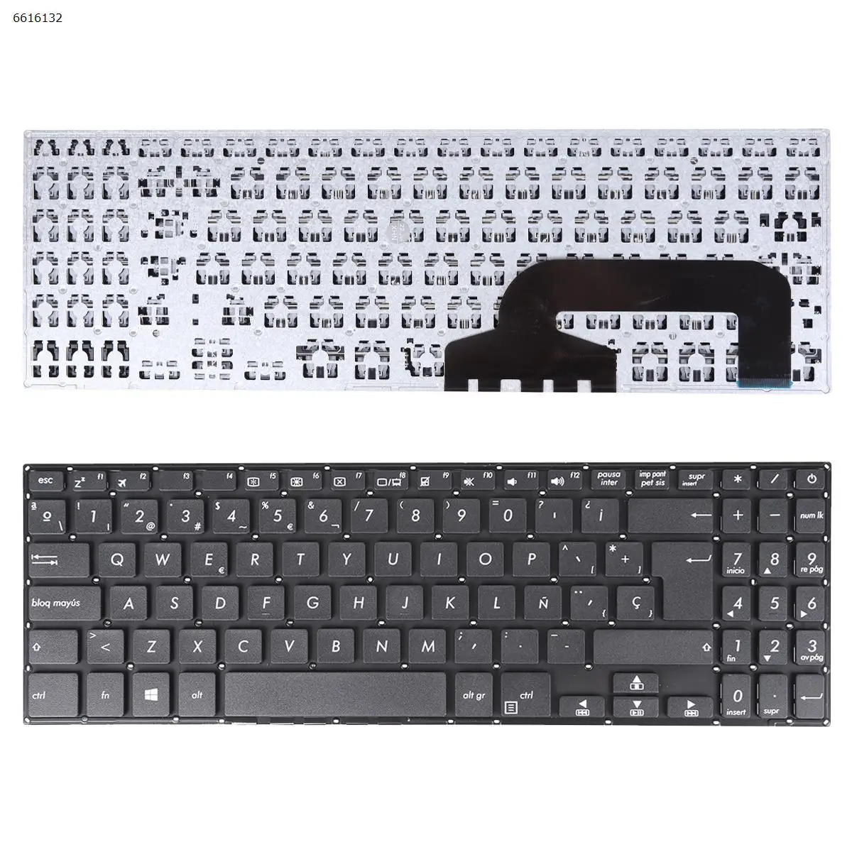 SP Laptop Keyboard for Asus X507 X507MA X507U X507UA X507UB A507 A507MA Black without Frame