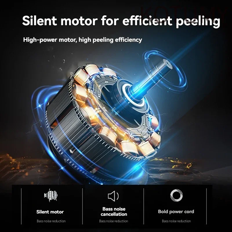KOTUMY Garlic , Automatic Garlic Dehug hine, Mini Commercial & Home Use