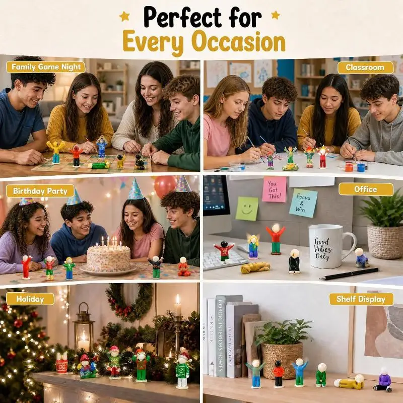 8Pcs Multi-Pose 3D Printed Mecha Chameleon Robot Collectibles Sci-Fi Style Figurines for Bookshelf Decoration