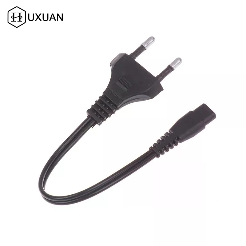 EU-stekker Oplaadkabel met dubbel gat 220V 110V Direct opladen Zaklamp Oplader Netsnoer Zaklampaccessoires