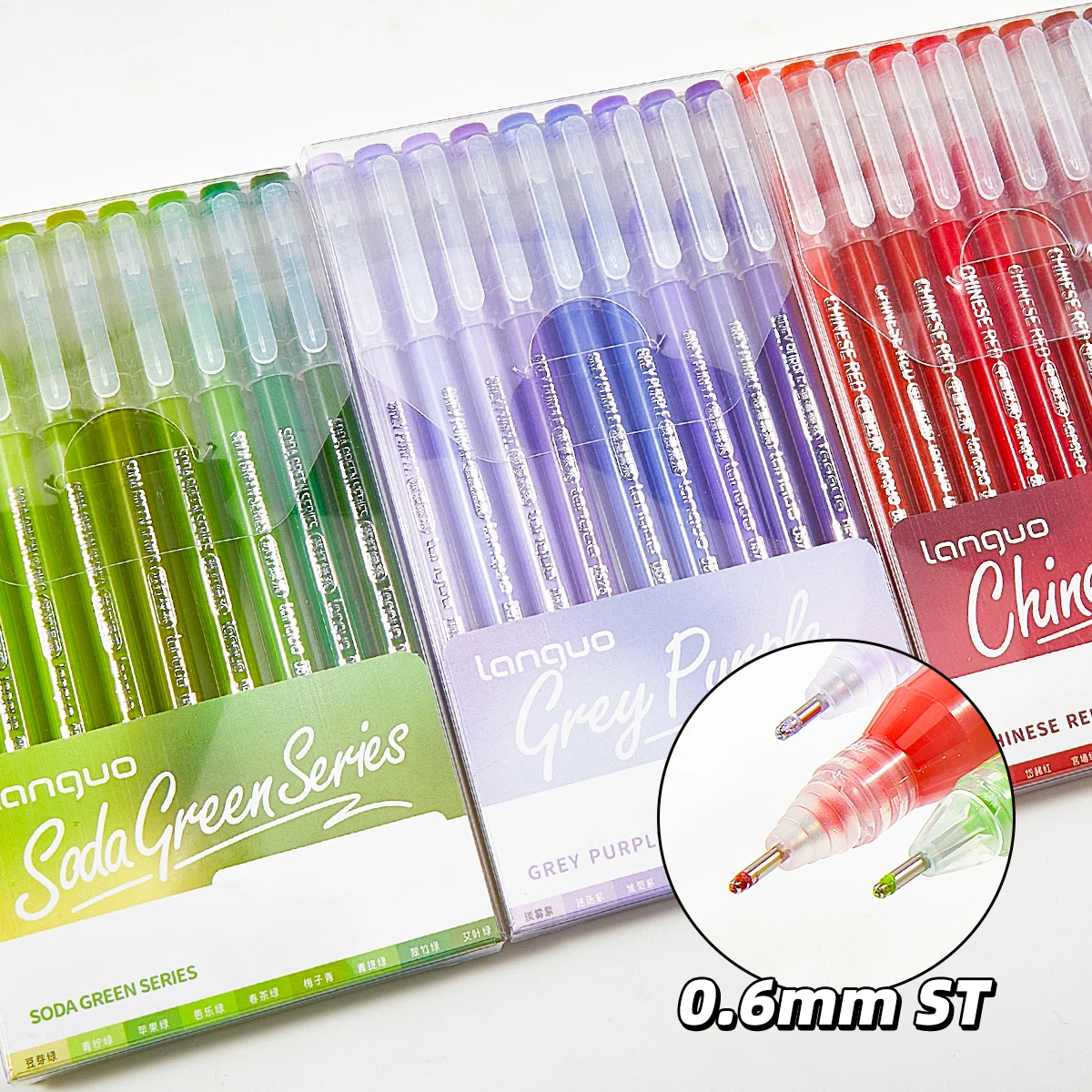 

9pcs Colorful Handwriting Pens, Vibrant Neutral Ink, Perfect for Drawing, Journaling, Writing, Marking, School Supplies, Back-To