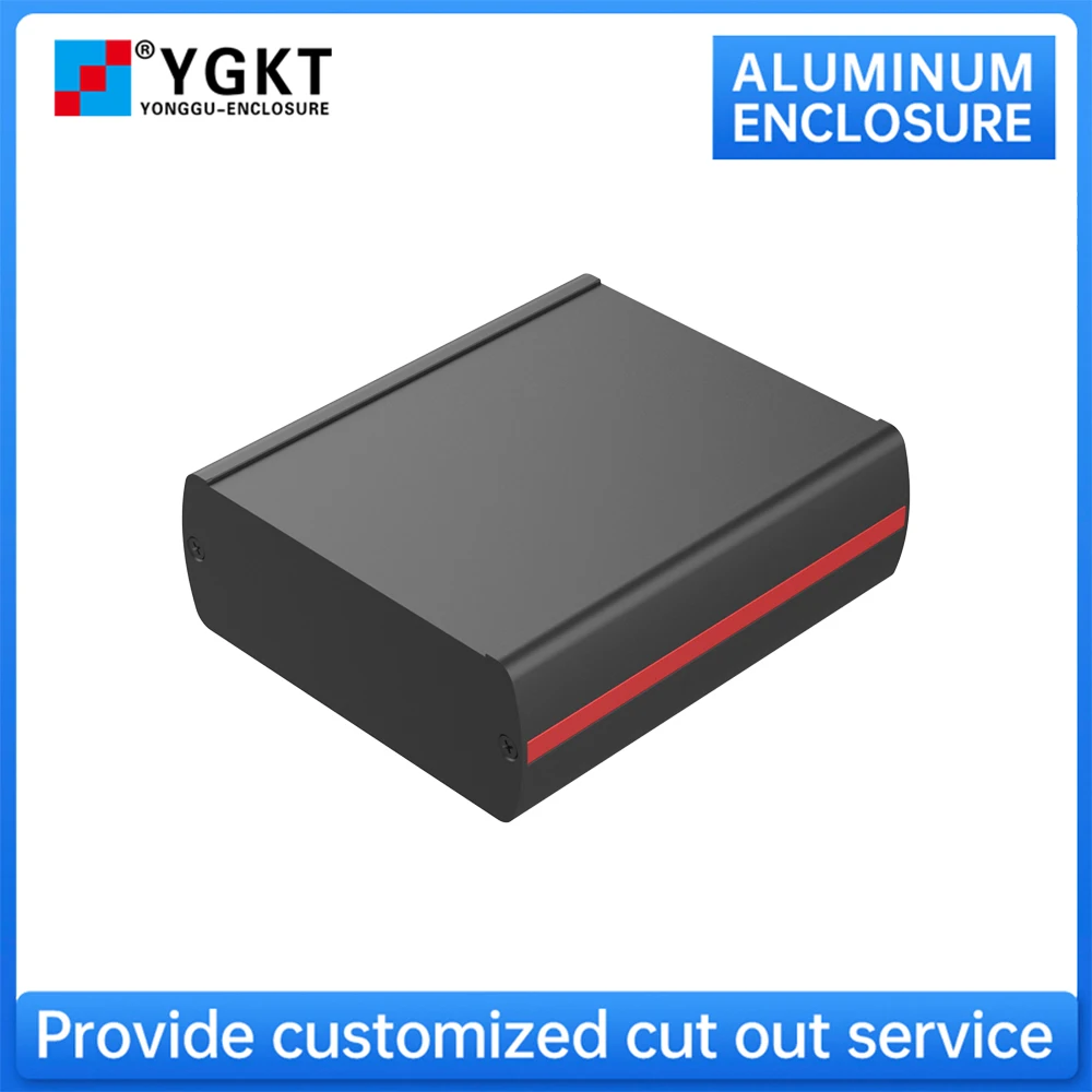 Extruded Aluminum Electronic Enclosure Metal Controller Box Electronic Components Power Source Control Housing J49 108*42MM