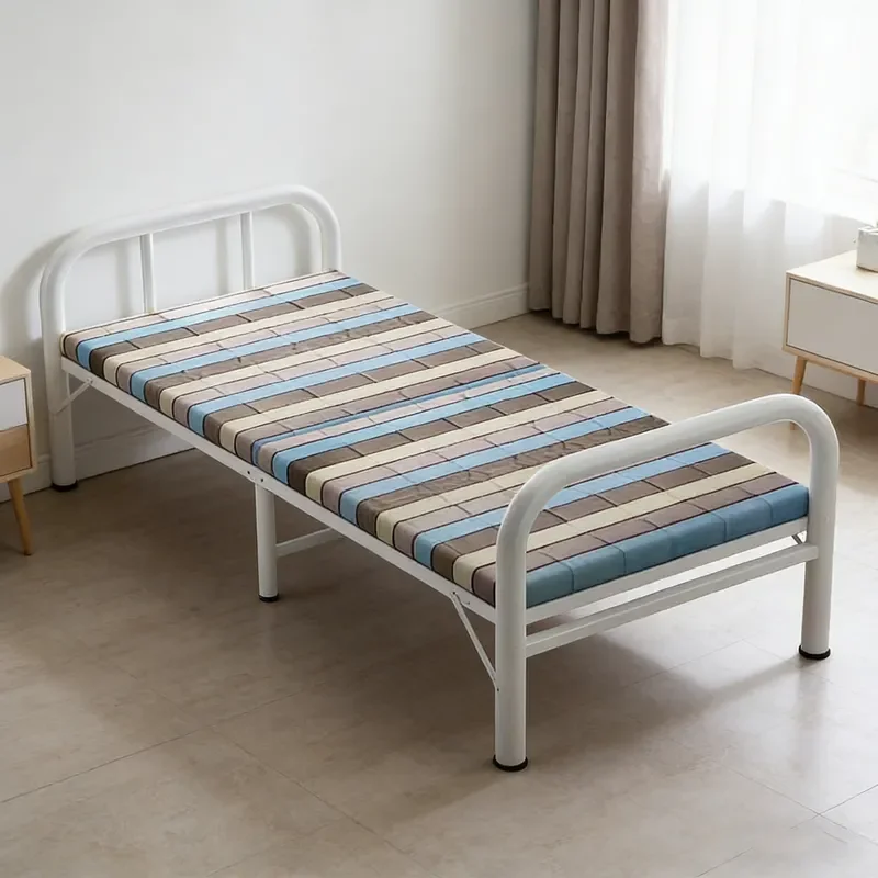 Household Folding Single Bed Board Portable Extra Bed for Small Apartment Simple Design Lunch Break Nap Bed Manufacturer
