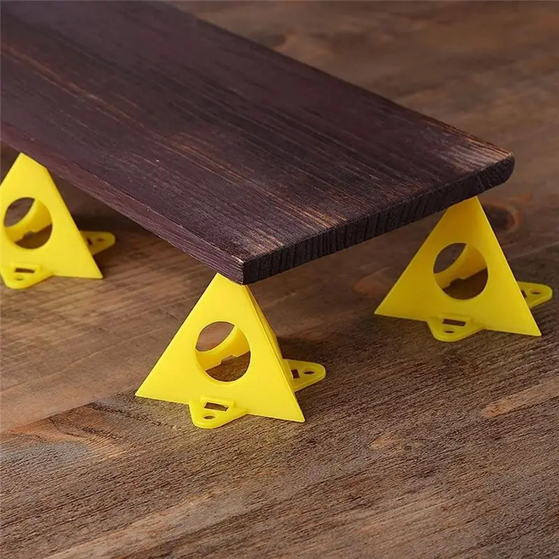 RALCA-Mini Paint Stand Triangle Paint Pads Feet For Woodworking Carpenter Paint Bracket
