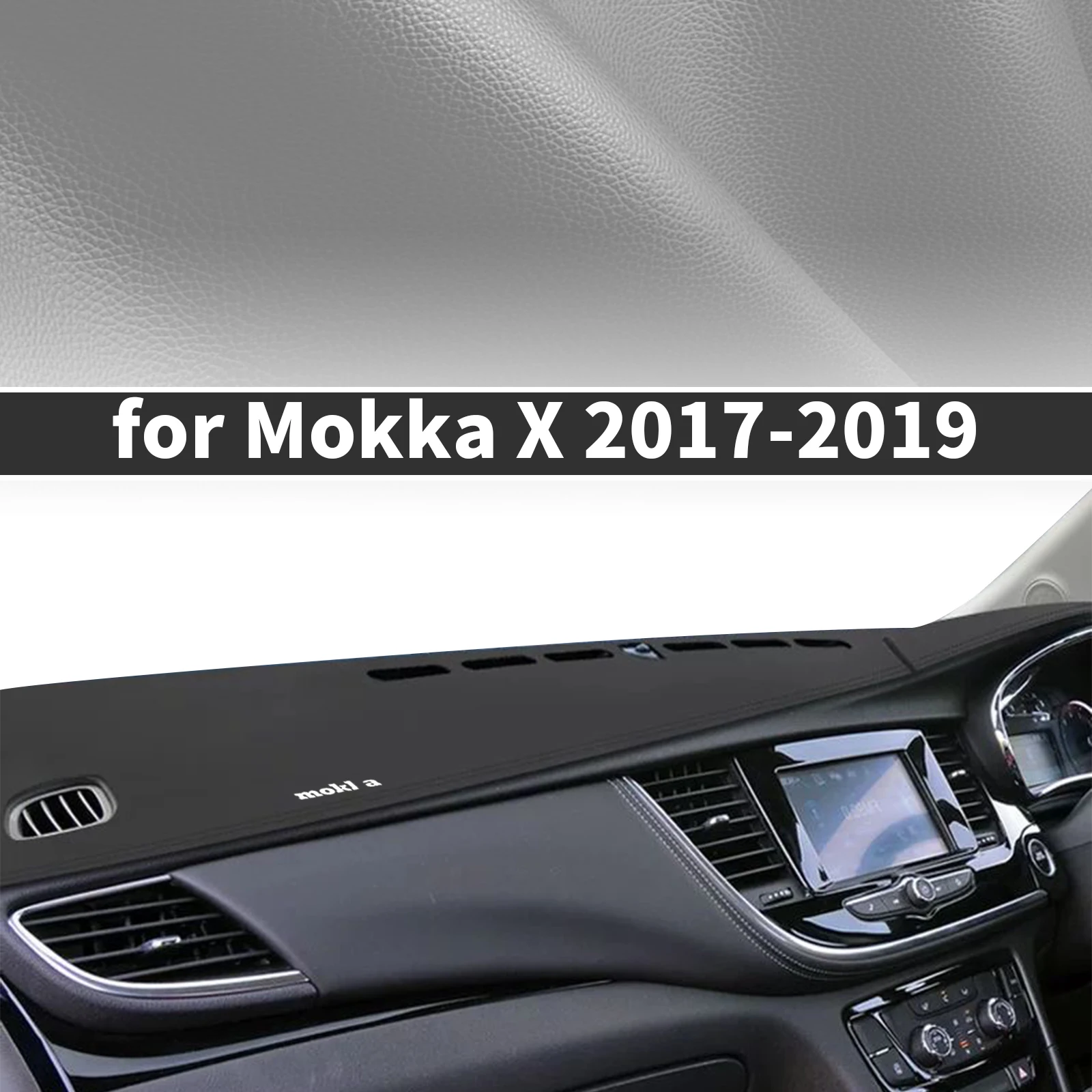 

fit for Opel Mokka Vauxhall Mokka X 2017-2019 Car Accessories Dashmat Dashboard Cover Pad Protective Carpet DashMat Sunshade