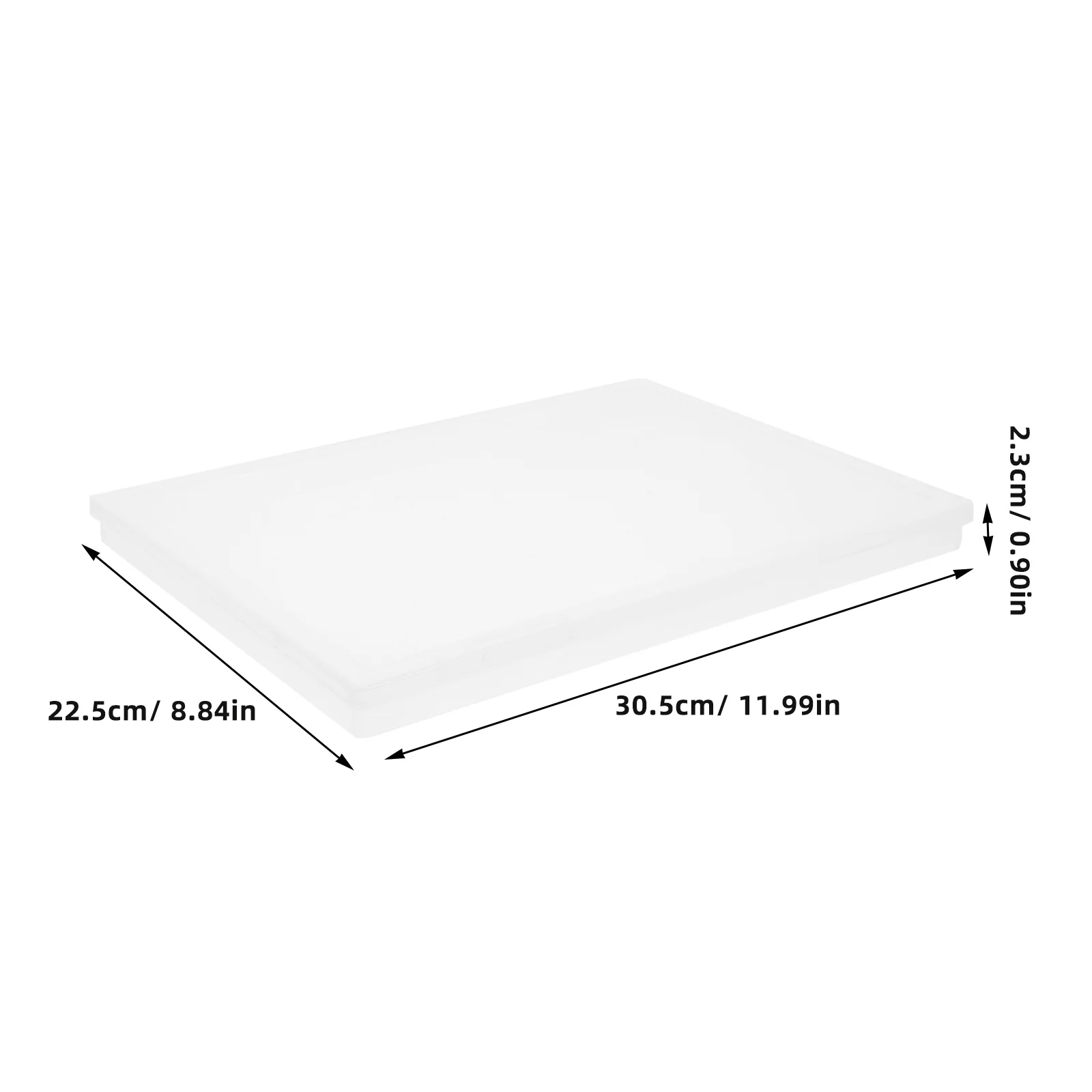 2pcs Transparent File Box With Lid Pp Plastic Portable Document Storage Organizer Waterproof Dustproof Paper Protector