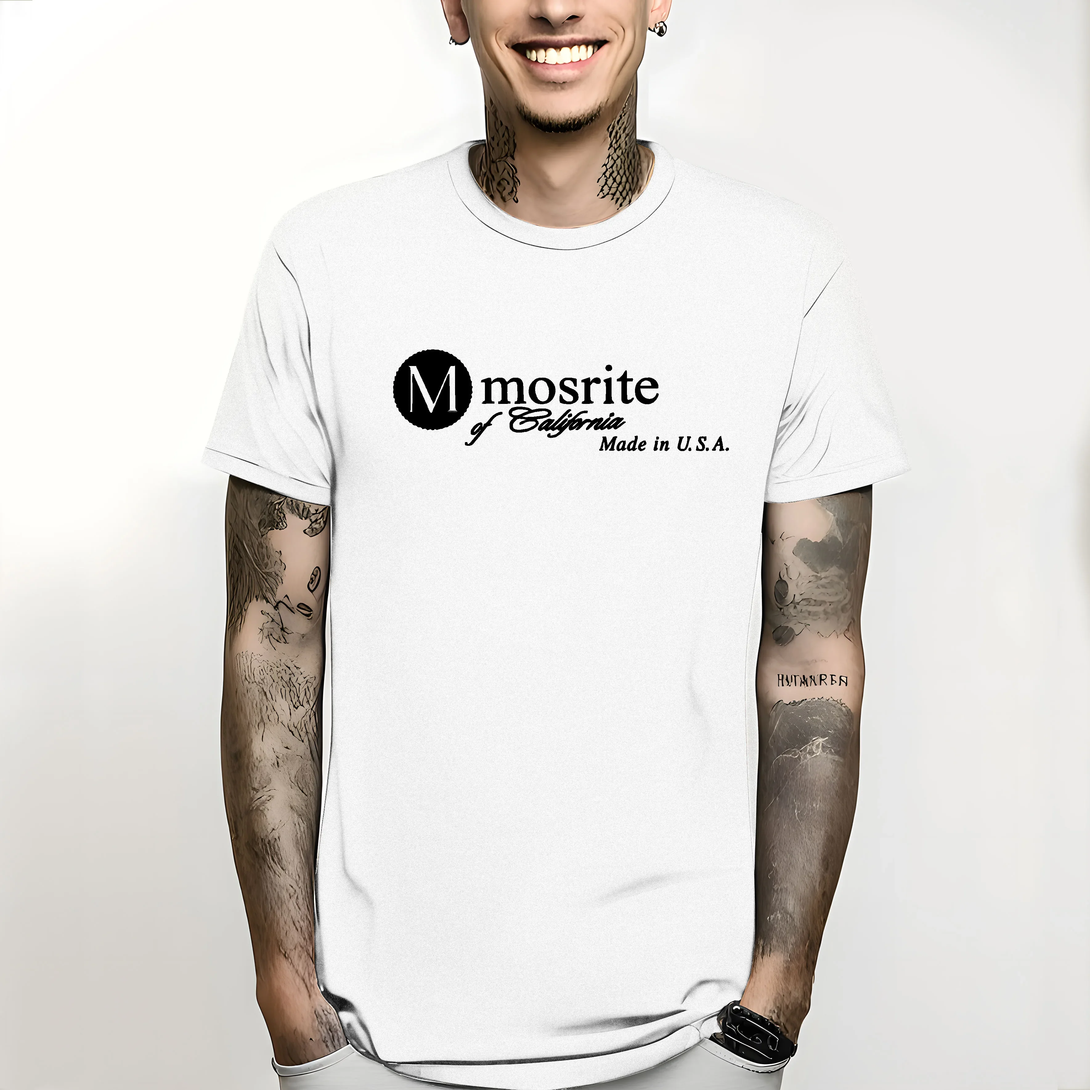 Casual new Mosrite Guitars T-Shirt customized Tee shirt mens workout men clothing custom Short Sleeve 2024 Summer vintage funny