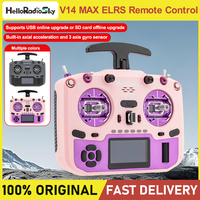 1PC HelloRadio V14 MAX RDC90/HALL Remote Control Built-in HF head Remote multi-protocol FPV Traversal Drone fixed wing universal