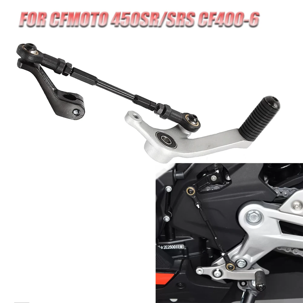 

Motorcycle Rear Foot Gear Shift Lever Pedals Pegs Rocker Arm Gear Lever Pedal Bolt For CFMOTO 450SR SRS CF400-6 450sr