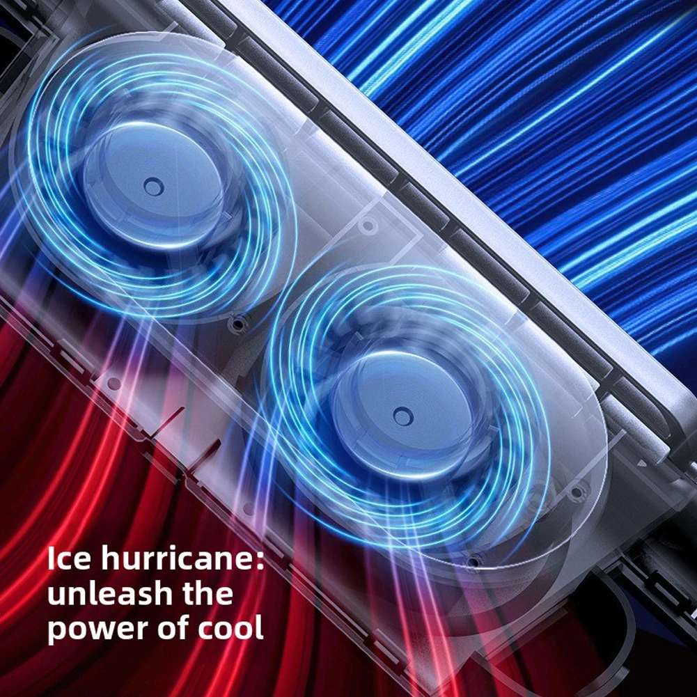Car Seats Fan For Backseat Cooling Fan With 3 Speed Adjustables Geared Airs Cooler For SUV Truck RV Vehicles