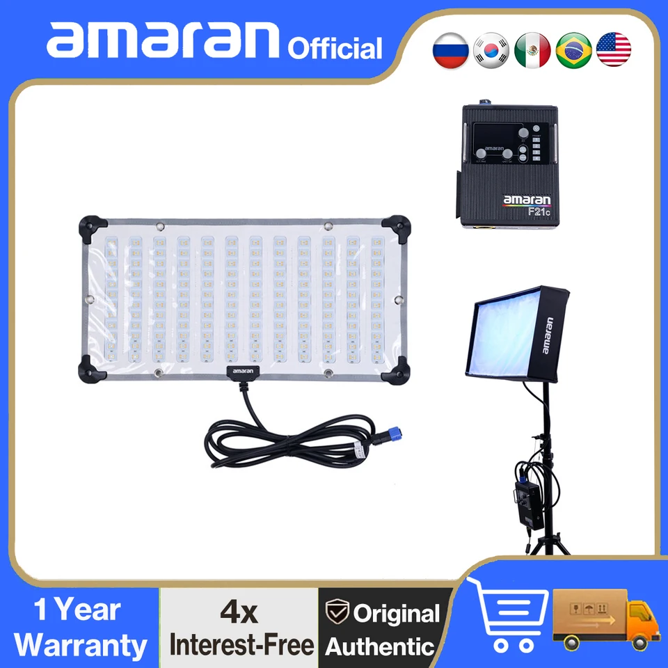 Amaran F21c RGBWW 100W Foldable LED Light Mat 2500K- 7500K 100W