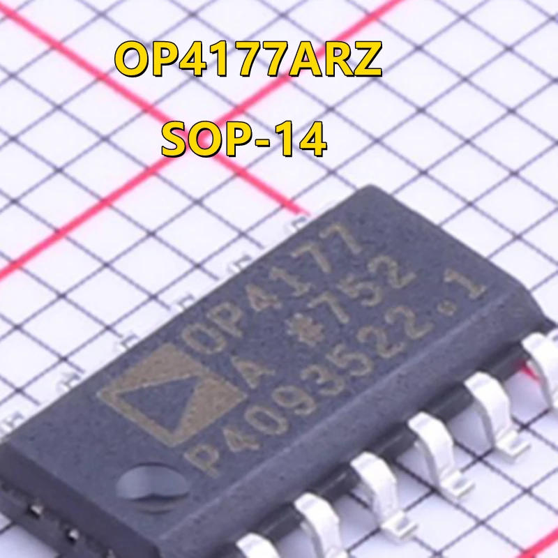 OP4177ARUZ-REEL TSSOP-14 OP4177A 4177A Precision Operational Amplifiers 2.5V~15V 400uA Low Noise OP4177ARZ-REEL7 SOP-14 OP4177