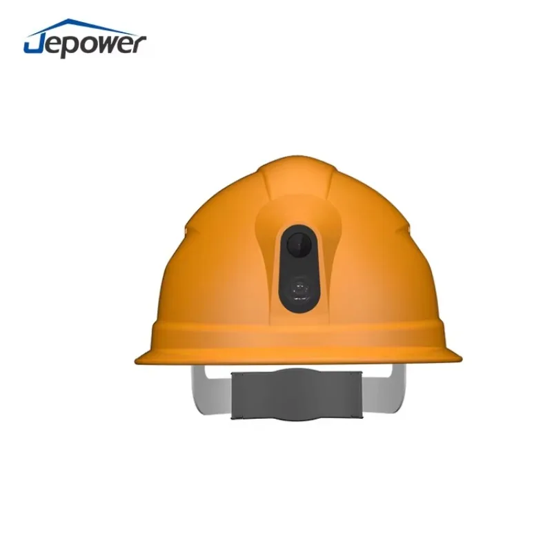M3702-02A WiFi  Hard Hat Safety Helmet With Camera IP66 1080P Smart Construction Video Hat