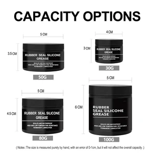 30/50/80 / 100g Pelumas Silikon Tahan Air Gemuk Segel Karet Mobil Cincin-O Kondisioner Perbaikan Pemeliharaan Alat Gemuk Lithium 10 pelumas silikon penjualan terbaik - №