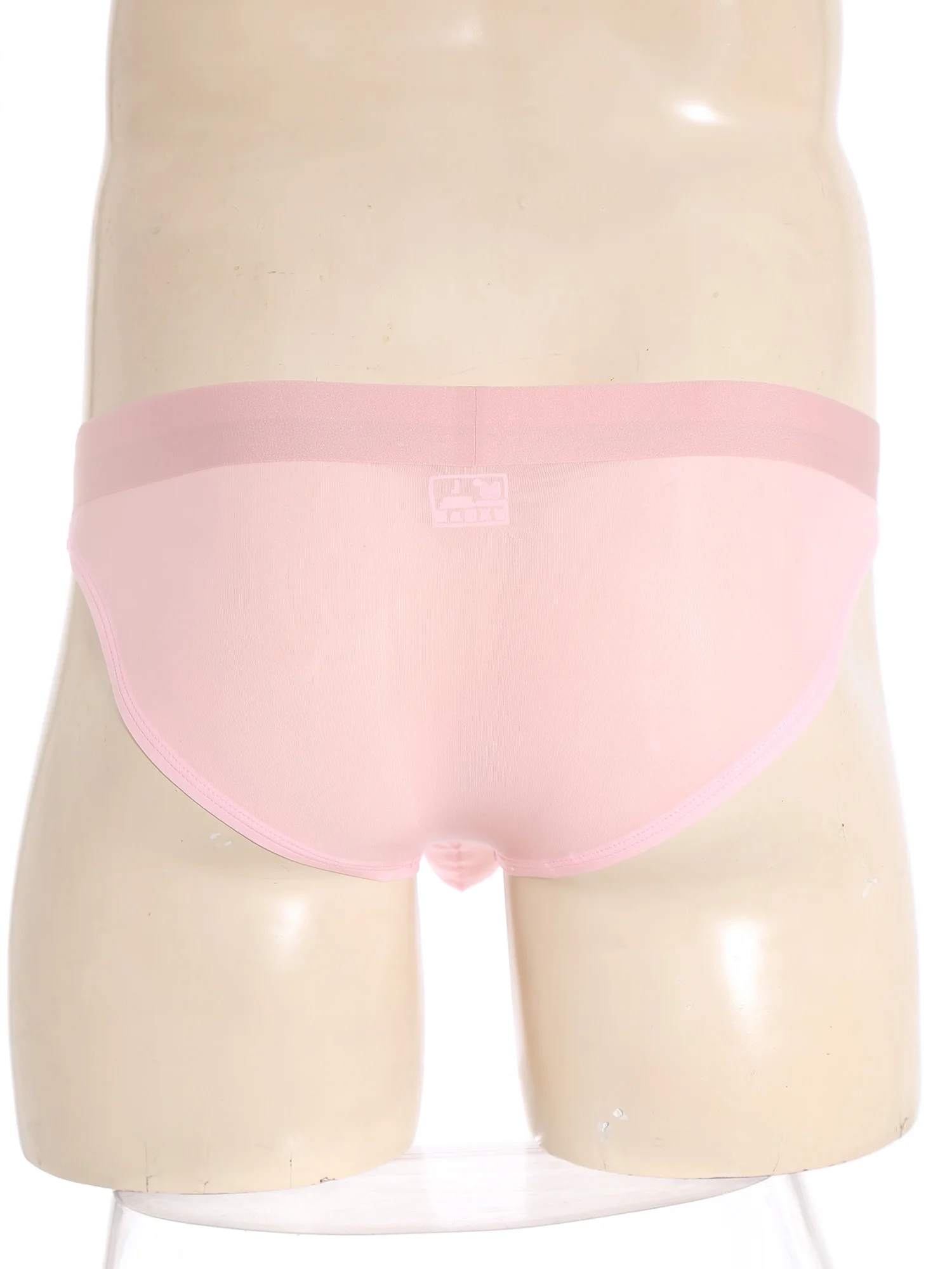 Männer Low Rise Durchsichtige Slips Glänzende 3D Konvexen Beutel Atmungsaktive Männliche Höschen Elastischer Bund Unterwäsche für Tägliche Nachtwäsche