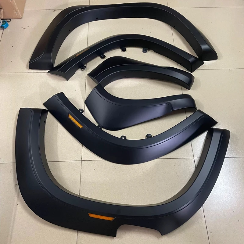 Fender Flares Wheel Arch with Reflector for Mitsubishi Trion L200 2019 2020 2021 2022 2023 Double Cabin Models 4X4 Car Styling