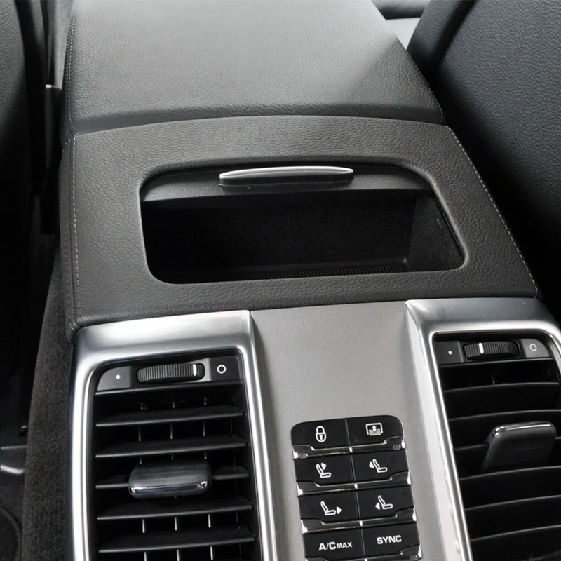 Super Sale Rear Seat Center Console Cup Holder Roller Blind Cover for Porsche Cayenne 970 2013-2016 Accessories