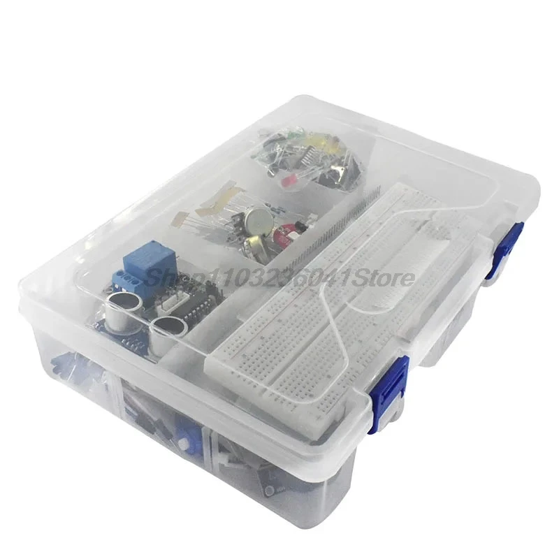 Imagem -02 - Starter Kit para Arduino Uno r3 Breadboard e Suporte Step Motor Servo 1602 Lcd Jumper Wire Uno r3