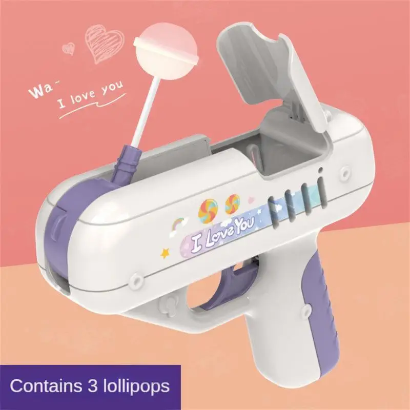 Electric Lollipop Gun Creative Lollipop Candy Toys Children\'s Toys Gun Birthday Party Props Children\'s Gift Adult Toy Gift