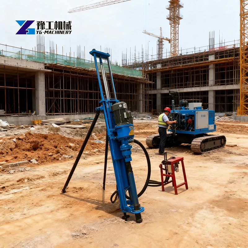Customized Small Mining DTH Rock Drilling Rig 30m Depth Electric Drill Machine for Mine Use