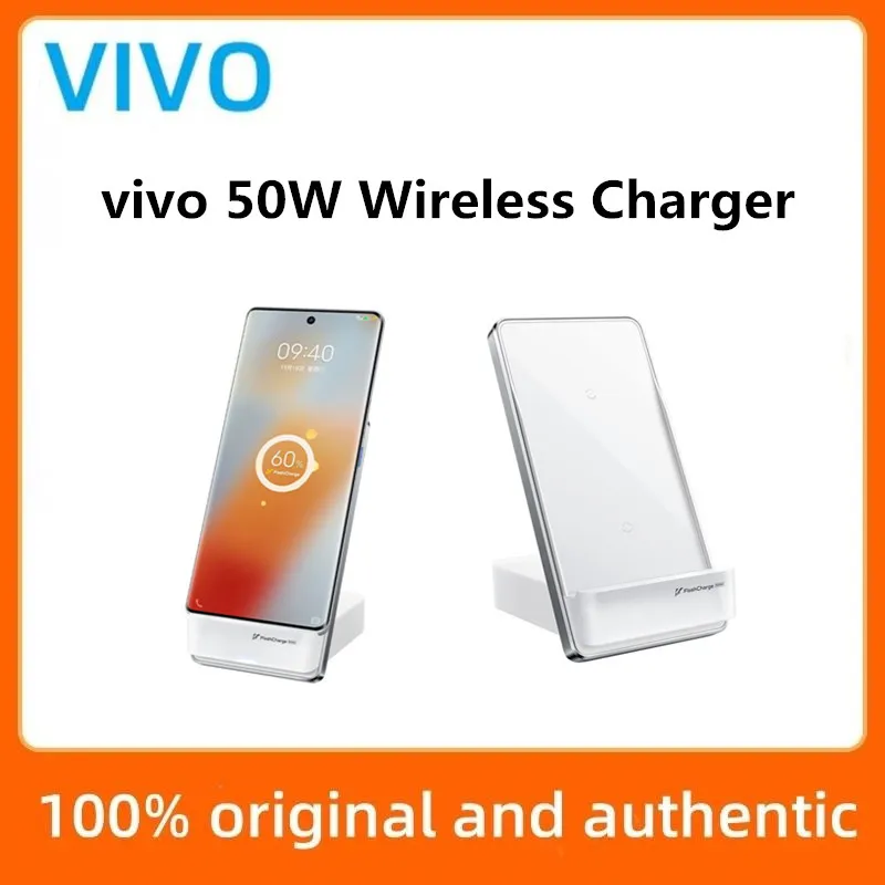 vivo 50W wireless charger vertical flash charging original genuine X90 X70 X80pro pro+iqoo9 10