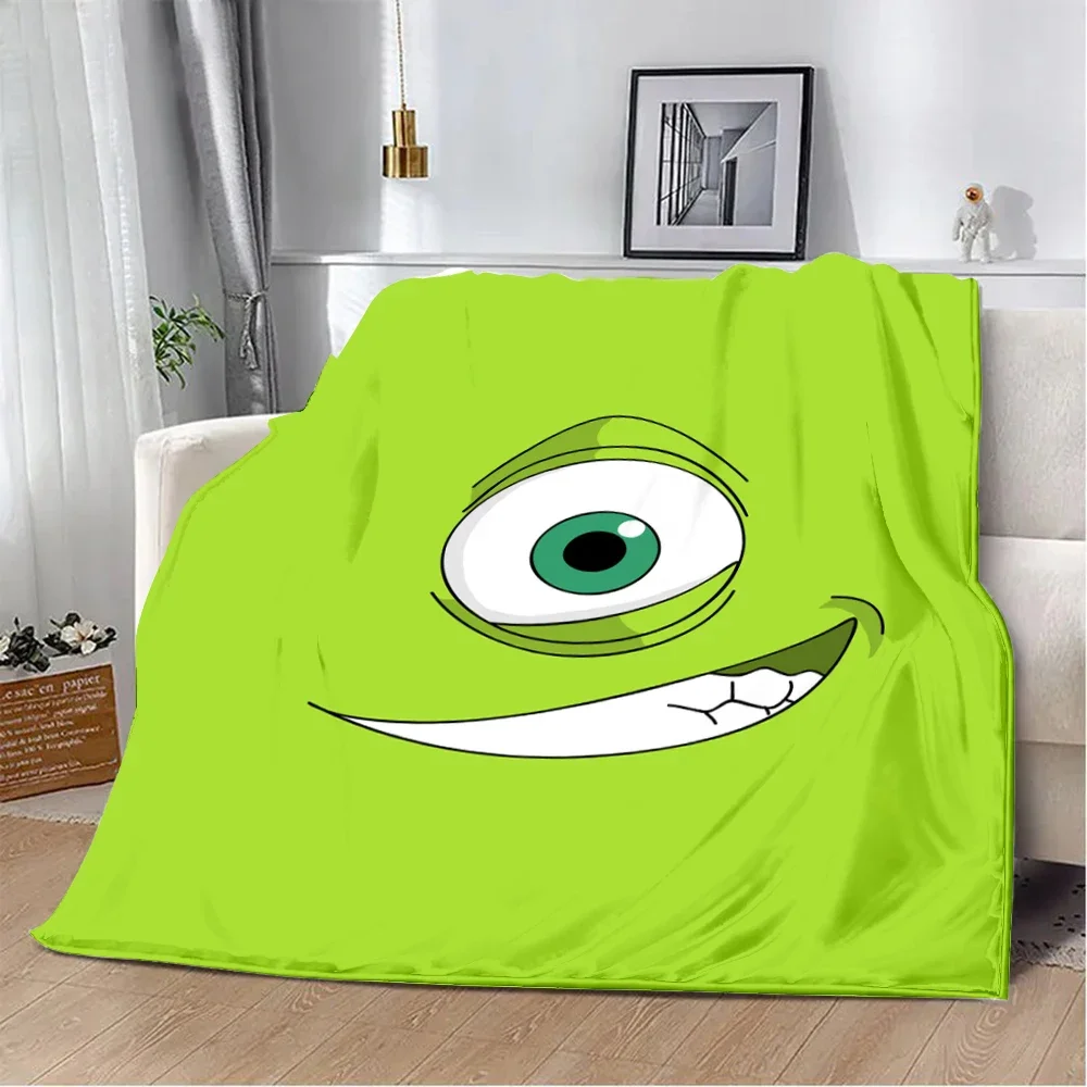 Disney Monsters Inc Anime Printed Blanket Picnic Blankets Warm Blanket Soft and Comfortable Blanket Home Travel Birthday Gift