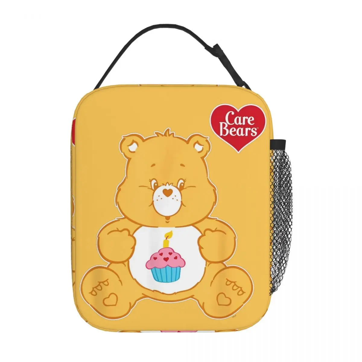 Cuidados ursos aniversário urso isolado almoço saco grande recipiente de refeição saco térmico tote lancheira escritório piquenique saco de comida