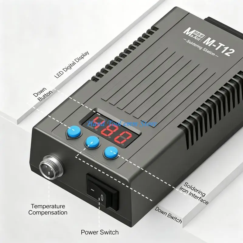 H37F Digital T12 Soldering Iron Station for Mobile Electronics Repair