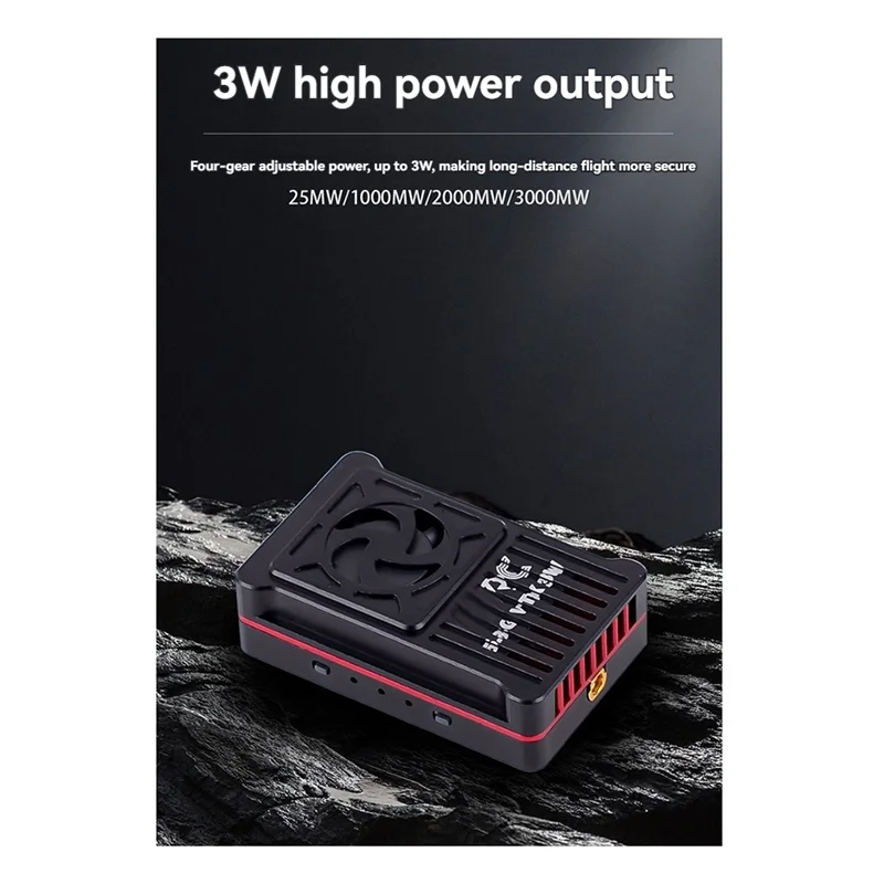 

【Must-Haves】5,8G 3W VTX Высокомощный 48-канальный видеопередатчик FPV Поддержка 2-8S для FPV-дрона дальнего действия Запчасти для радиоуправляемой модели