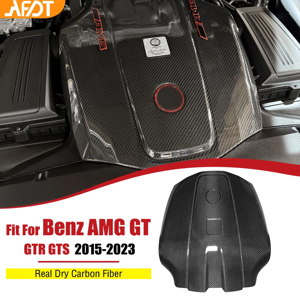 

AFDT Replacement Real Carbon Fiber Engine Hood Bonnet Cover for Mercedes Benz AMG GT GTS GTR GTC C190 R190 2015-2023