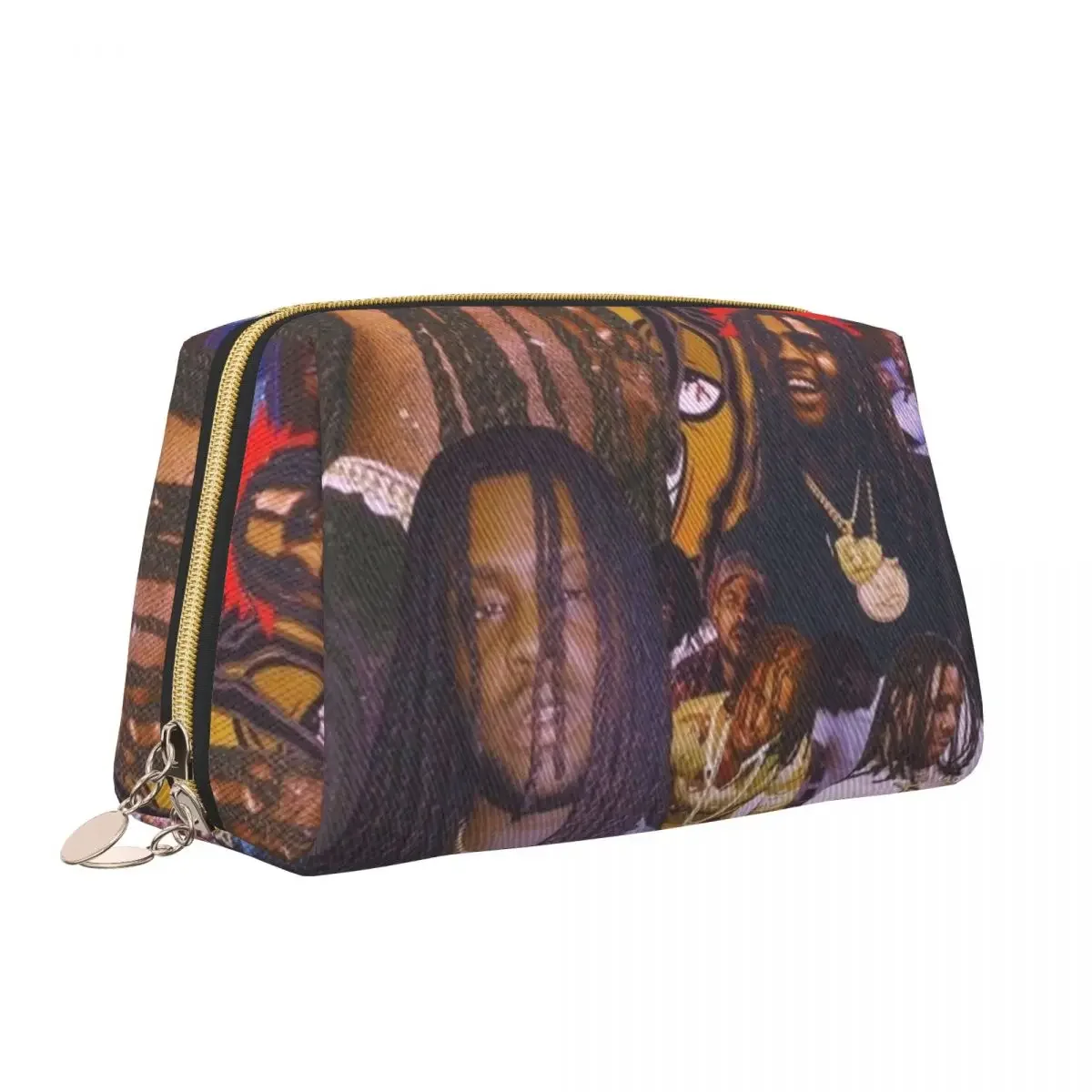 Custom Chief Keef Music Rappyer Toiletry Bag for Women Cosmetic Makeup Organizer Lady Beauty Storage Dopp Kit Box