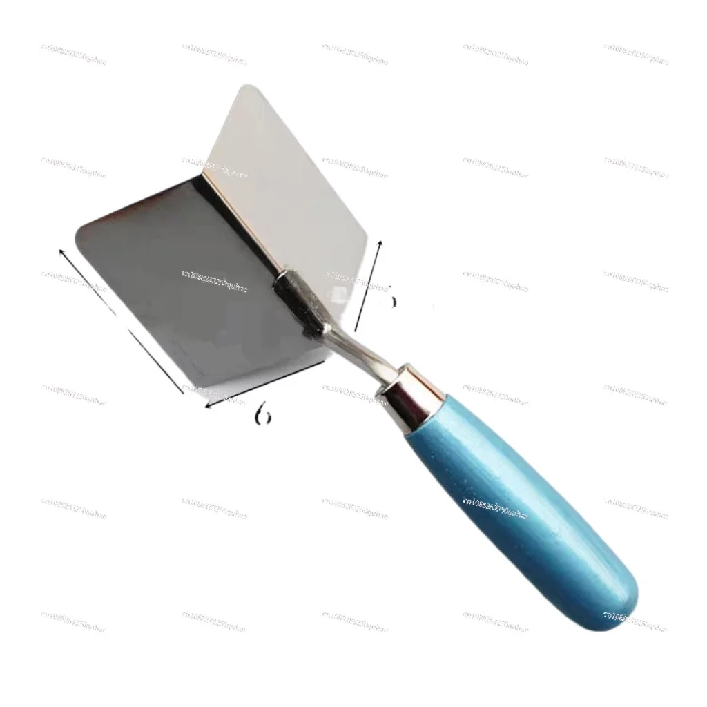 Drywall Corner Tool, Outside / Inside Corner Knife, 8x6cm, Stainless Steel Corner Trowel for Drywall Gyprock Plasterboard