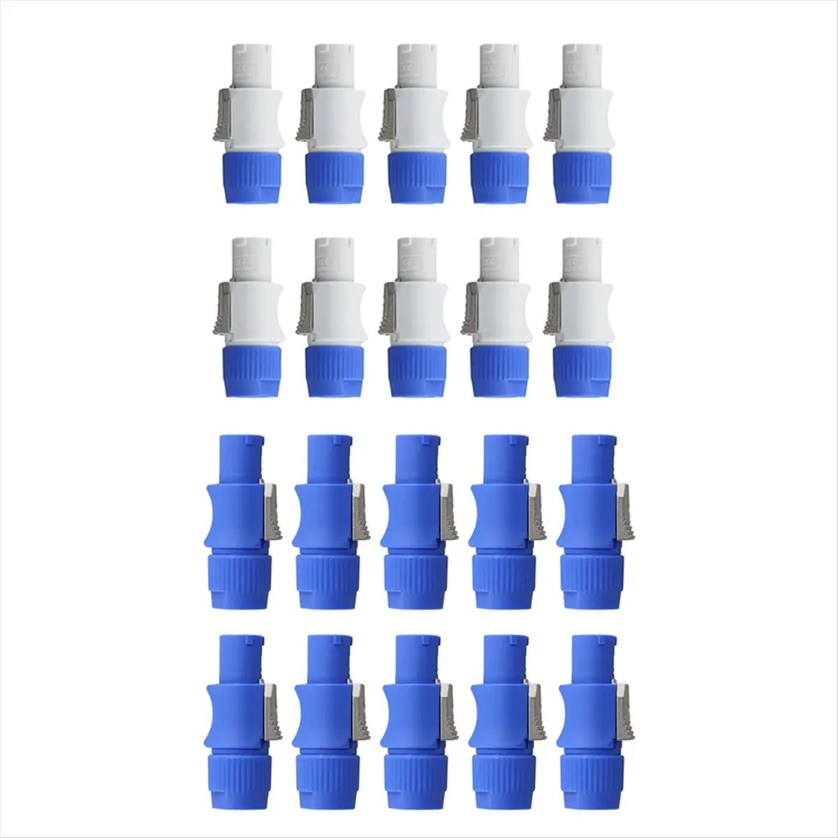 A40I 20Pcs 3 PIN Male Powercon Connector Signal Input Jack for Beam Light Stage Light Power