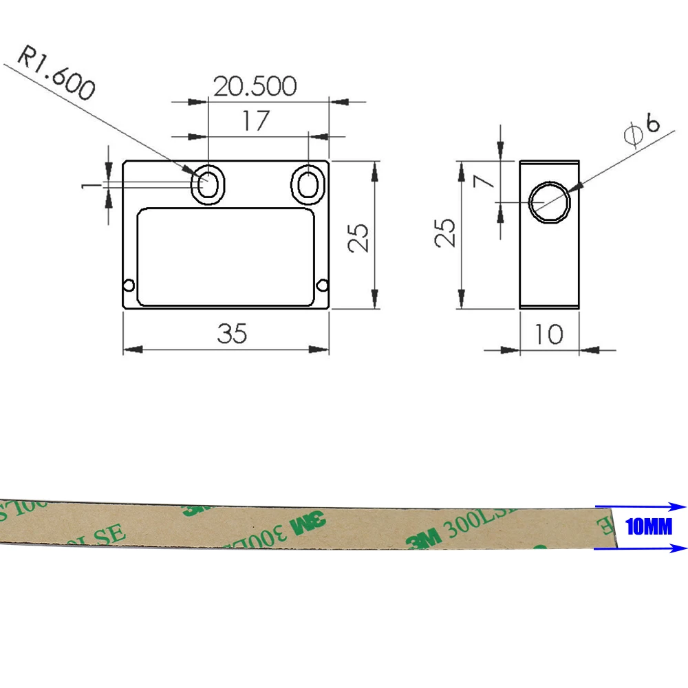 Magnetic Grid Set Magnetic Head Tape Steel Strip Dro Digital Readout Display 5U 5V TTL 5+5 IP67 Sensor YH200-2