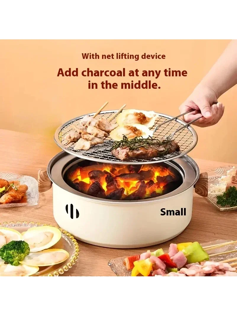 Mini Barbecue Portable pliable, gril de foyer multifonctionnel, four de Camping à domicile, brasero à charbon de bois, Grille extérieure