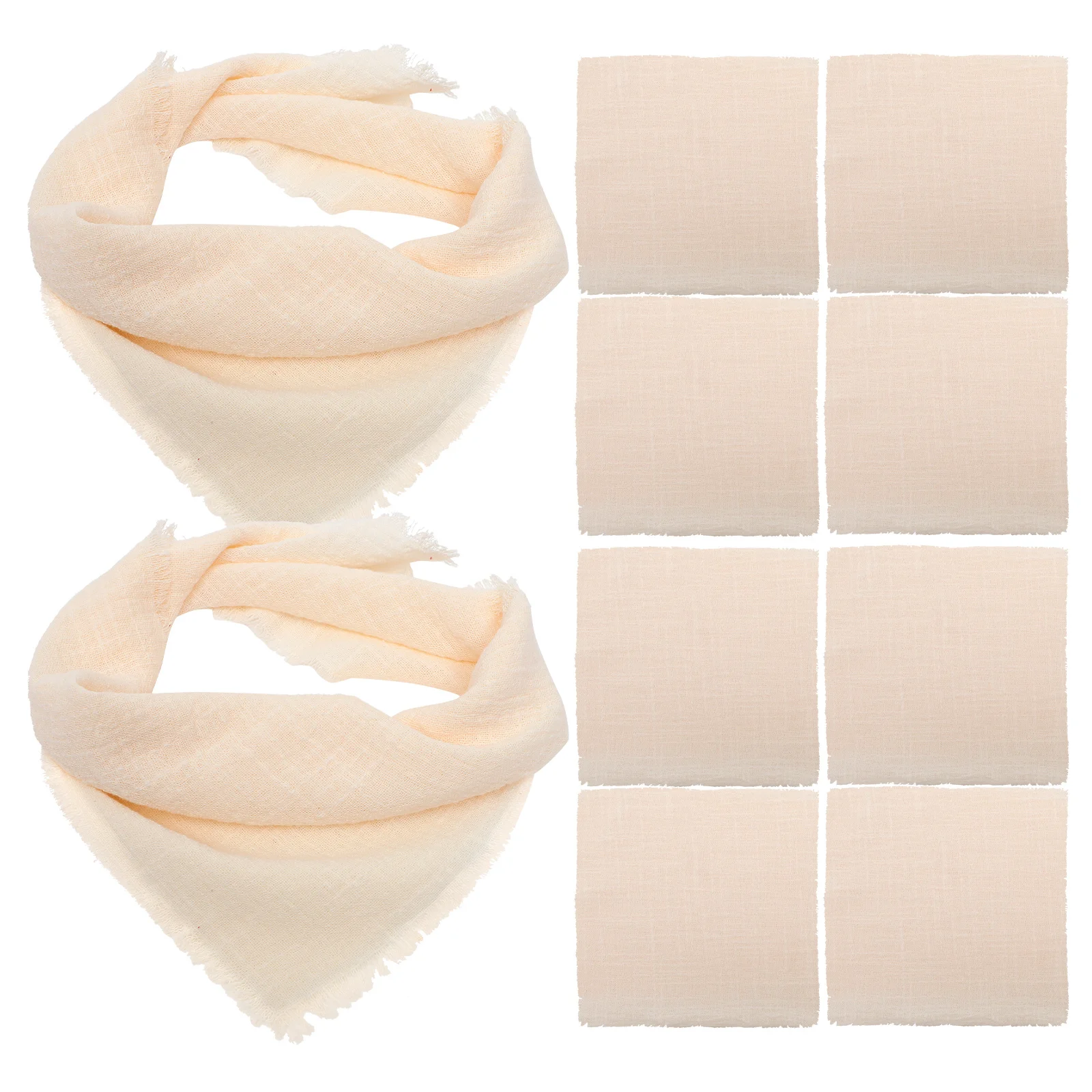 

12Pcs Reusable Polyester Table Napkins Large Square Soft Comfortable Washable for Home Restaurant Wedding Party Decorative