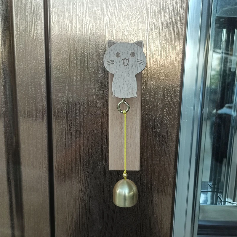 Wooden Door Bell Shopkeeper Bell Hanging Decorative Delightful Sound Door Opening Wind Chime Door Bell Garden Home Decor Gift